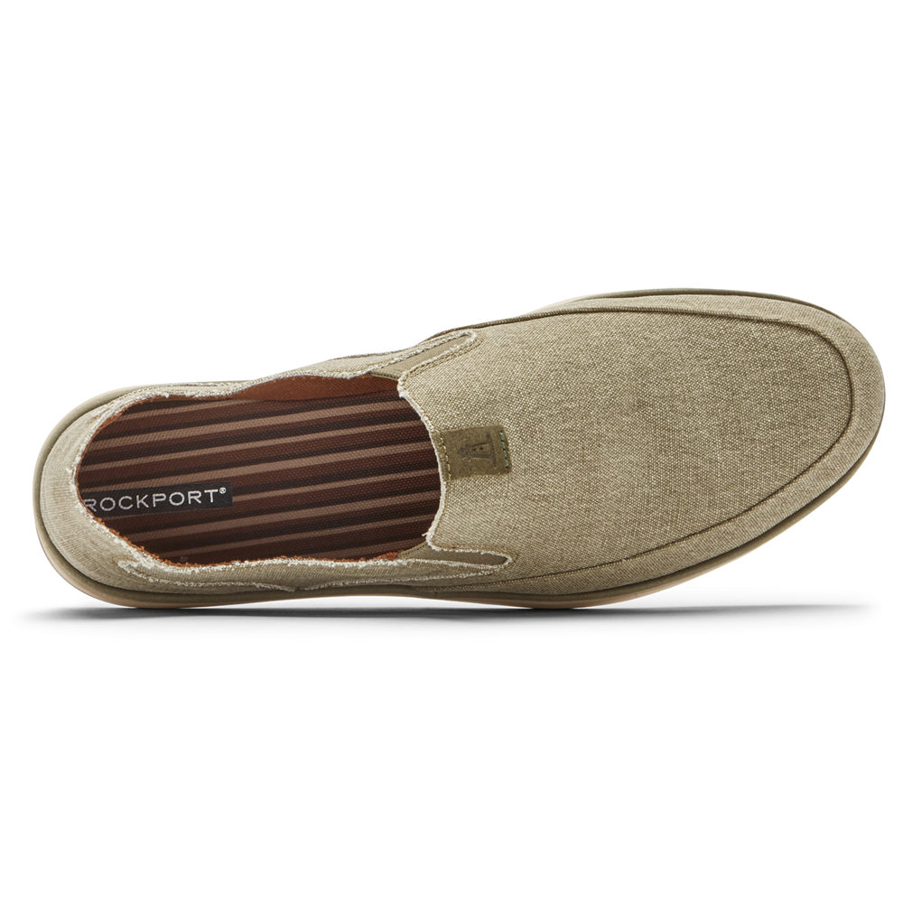 Slip-Ons Rockport Hombre Mexico - Austyn Verde Oliva - EJGTK1806